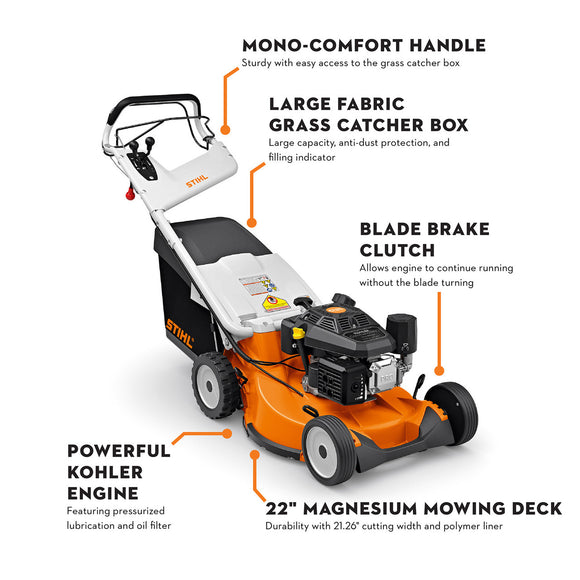 Stihl RM756YC 21" Commerical Walk Behind Mower