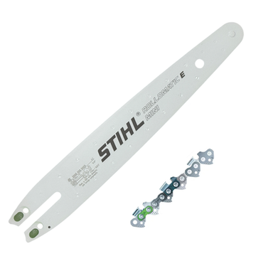 Stihl 12" Rollomatic E Mini Laminated Guide Bar & Chain Set - 1/4", .043", 64 Drive Links