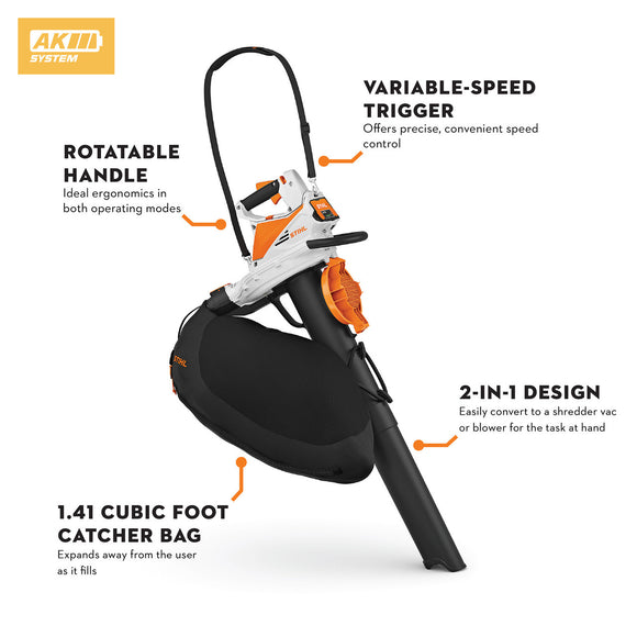 Stihl SHA56 Lithium Ion Blower/Vac