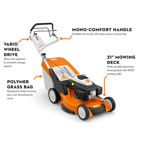 Stihl RM655V 21" Walk Behind Lawn Mower