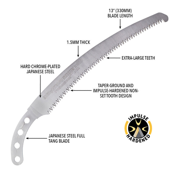 Silky Zubat Arborist 330mm Handsaw XL Teeth
