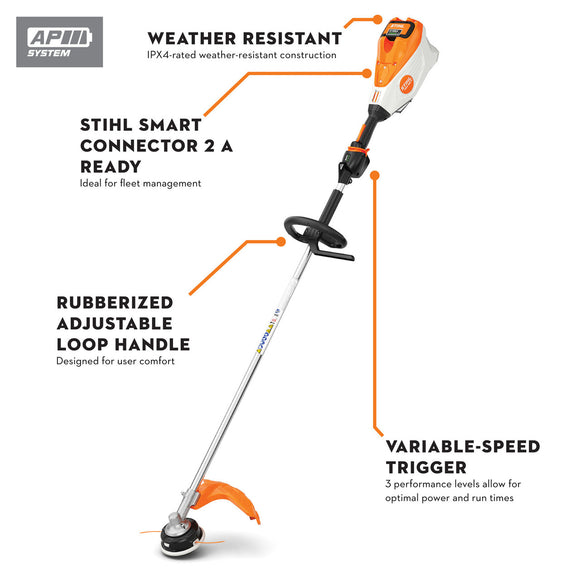 Stihl FSA135R Lithium Ion Commercial Weed Trimmer