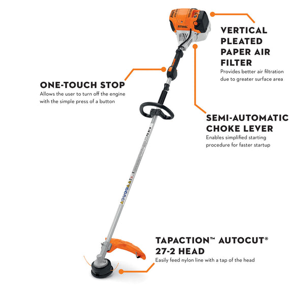 Stihl FS91R Straight Shaft Commercial Weed Trimmer
