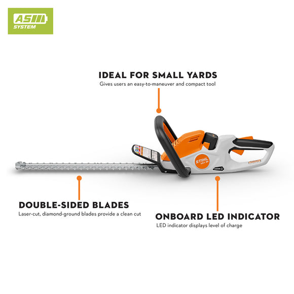 Stihl HSA30 18" Lithium Ion Hedge Trimmer