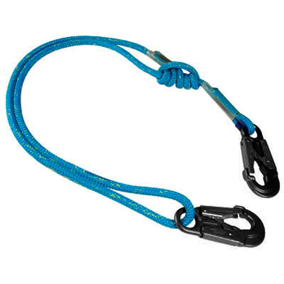 Rope Logic's 4'-7' Blue Lightning Buckstrap Lanyard