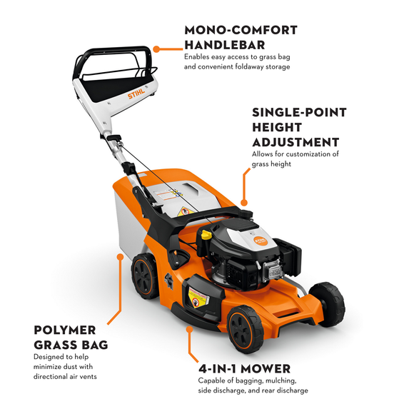 Stihl RM453T 21" Self-Propelled Walk Behind Mower