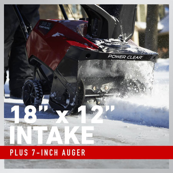 Toro 18" Power Clear 518 ZR Gas Snow Blower