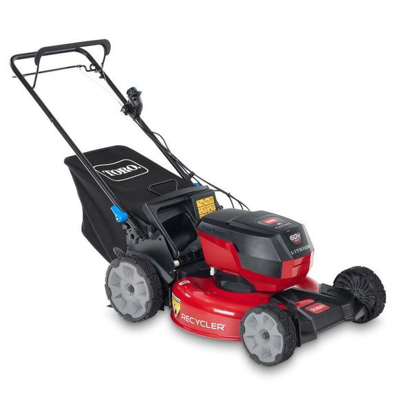 Toro 60V Max* 21" Recycler Self-Propel w/SmartStow Lawn Mower with 6.0Ah Battery