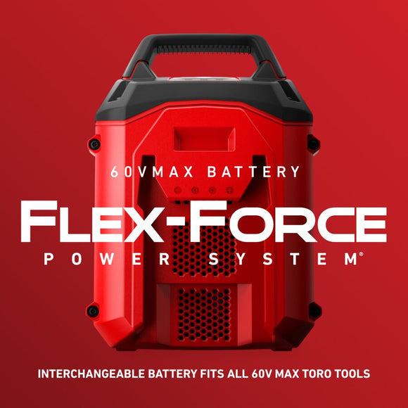 Toro 60V MAX 12" Power Shovel - 2.5Ah Battery Included