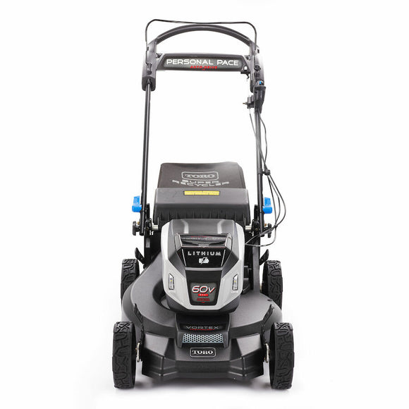 Toro 60V Max* 21" Super Recycler w/Personal Pace & SmartStow Lawn Mower with 7.5Ah Battery