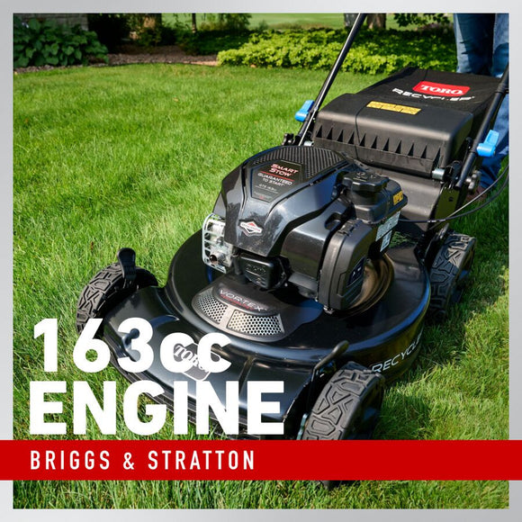 Toro 22" Recycler Max w/ Personal Pace & SmartStow Gas Lawn Mower