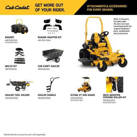 Cub Cadet ZTXS4 54" Ultima Series Zero Turn Riding Mower