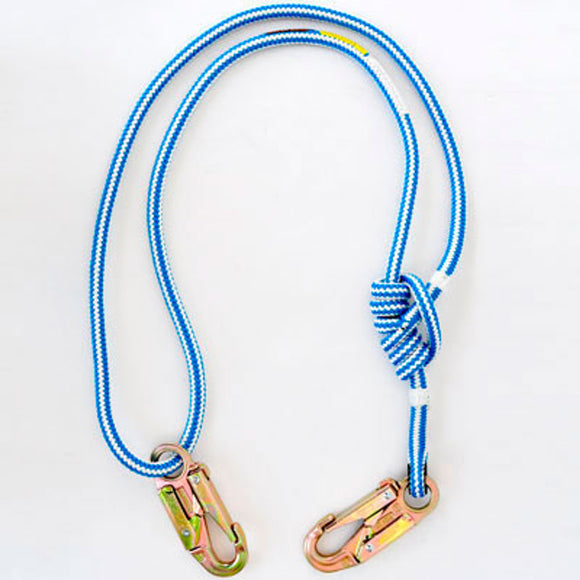 Rope Logic's 4'- 7' Buckstrap Blue Streak Adjustable Lanyard