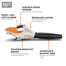Stihl BGA 86 Lithium Ion Handheld Blower