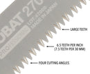 Silky ZUBAT 270 Large Teeth Hand Saw