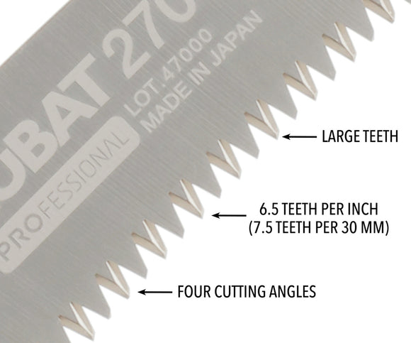 Silky ZUBAT 270 Large Teeth Hand Saw
