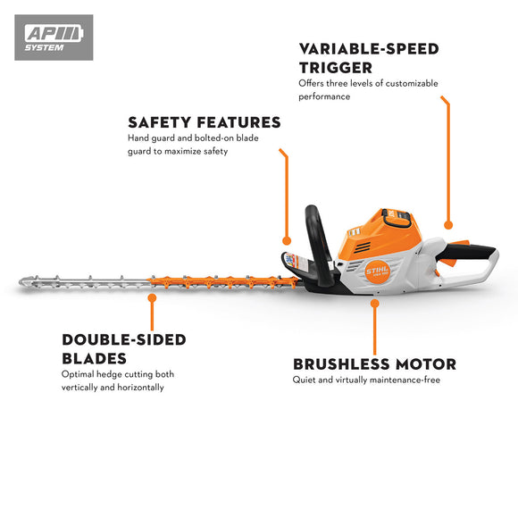 Stihl HSA100 Lithium Ion Hedge Trimmer