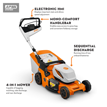 Stihl RMA453PV Lithium Ion Walk Behind Mower