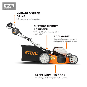 Stihl RMA510V 21" Lithium Ion Self-Propelled Mower