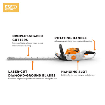 Stihl HSA60 24" Lithium Ion Hedge Trimmer