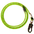 Rope Logic's 1/2" x 15' Wirecore Flipline Swivel Snap