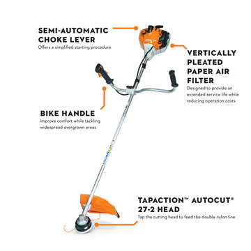 Stihl FS251 Straight Shaft Commercial Bike Handle Weed Trimmer