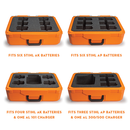 Stihl Battery Case Inserts - INSERT ONLY for One - AL 300 or AL 500 Charger. Three AP Batteries