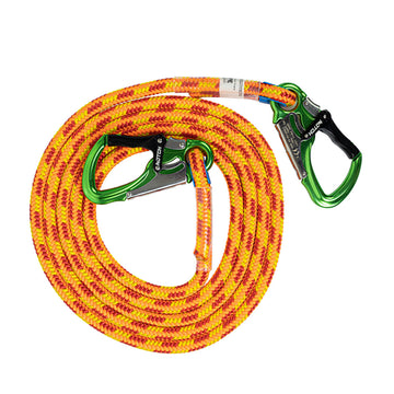 Rope Logic 1/2" x 12' Fire Flipline w/ Notch Triple Action Snap
