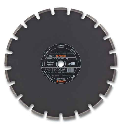 Stihl D-A 05 Diamond Wheel for Asphalt Economy Grade - 14" diameter, 20mm arbor
