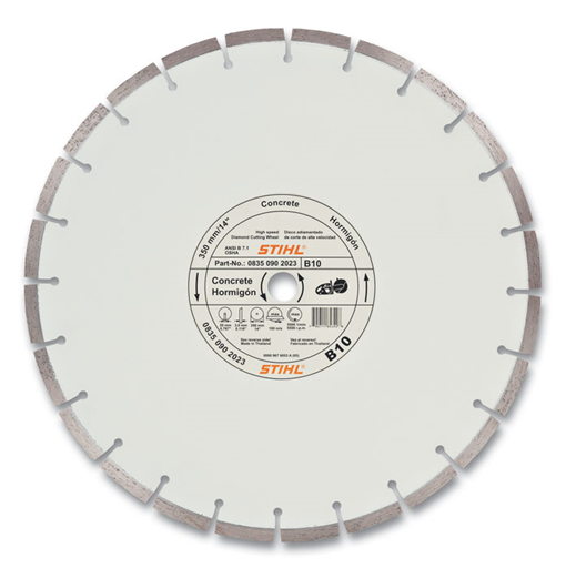 Stihl D-B 10 Diamond Wheel for Concrete Economy Grade - 9"