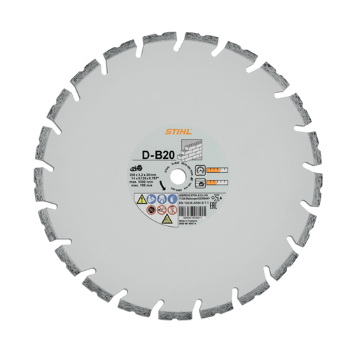 Stihl D-B 20 Diamond Wheel for Concrete Quality Grade - 14" - 14"