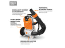 Stihl BGA300 Lithium Ion Backpack Blower