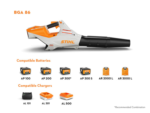 Stihl BGA 86 Lithium Ion Handheld Blower