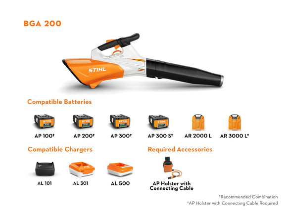 Stihl BGA 200 Lithium Ion Handheld Blower