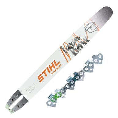 Stihl 18" Light 04 "Farm Boss" Guide Bar & Chain Set - .325", .050", 74 Drive Links