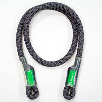 Rope Logic's 10mm x 28" Grizzly Spliced Black BeeLine Eye to Eye Tail