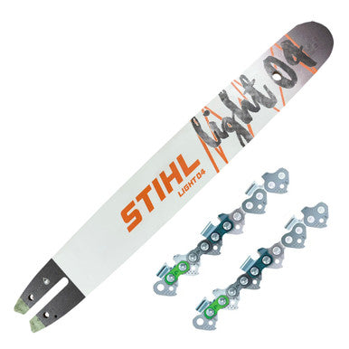 Stihl 16" Guide Bar with 2 Chains - 61PS3 55 Drive Links, .043", 3/8" Picco