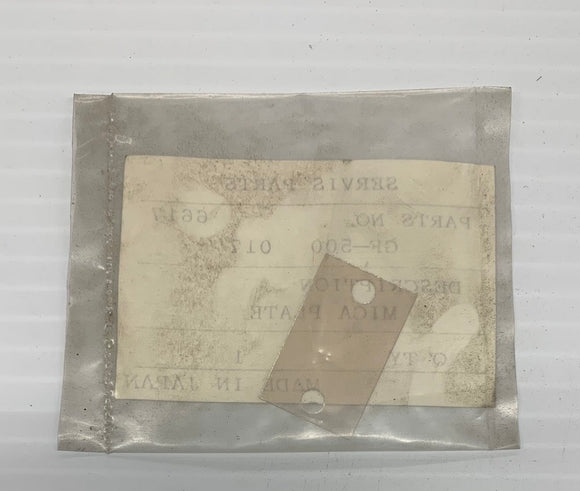 Monitor Mica Plate - 6617