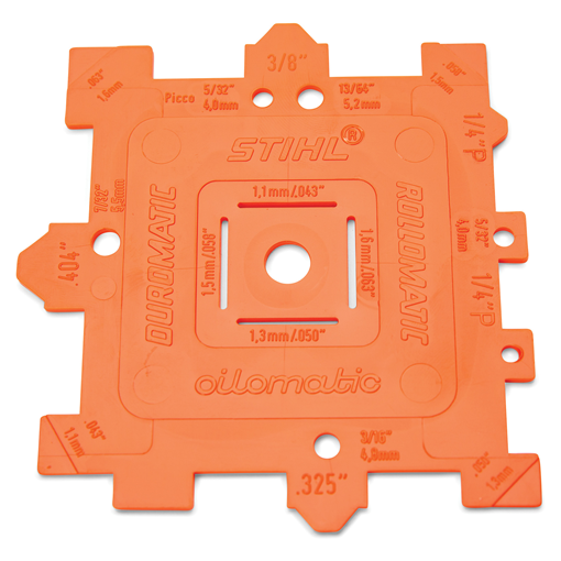 Stihl Chain, Bar, & Sprocket ID Gauge
