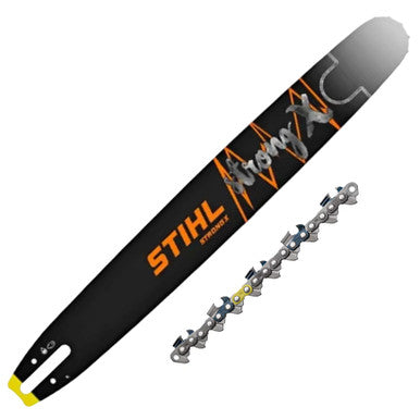 Stihl 28" Strong X Pro Guide Bar & Chain Set - 3/8", .050", 91 Drive Links
