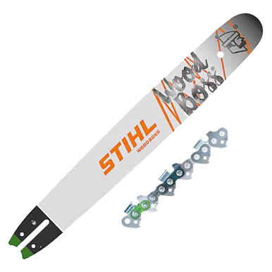 Stihl 18" Wood Boss Light 04 Guide Bar & Chain Set .325", .050", 68 Drive Links