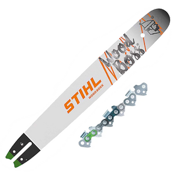 Stihl 18" Wood Boss Light 04 Guide Bar & Chain Set .325", .050", 68 Drive Links